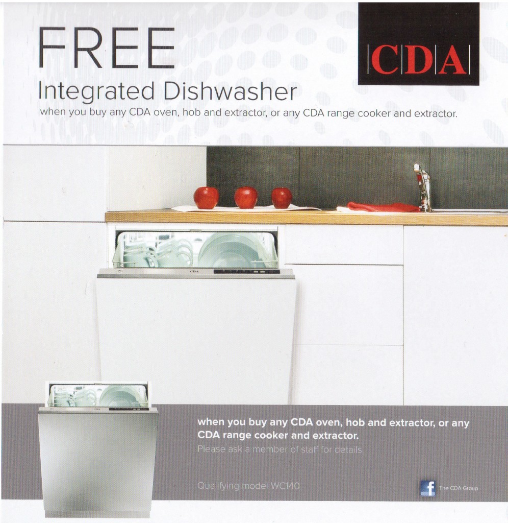 Free Dishwasher Promotion Schofield Interiors Limited